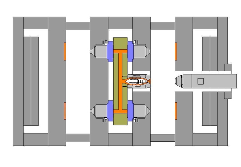 導入事例 No.14　1ショットで2ショット分の製品が取れる？！スタックモールドに最適なNH・AHノズル